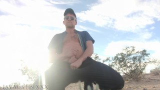 Homemade Public Desert Jerkoff