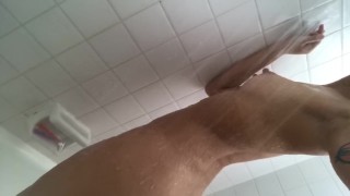 avery black shower on premium snapchat