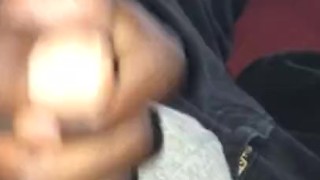 Stroking my Cock until it bust