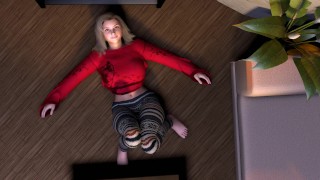 Big Booty Teen Grows Huge Boobs - Ass Expansion Fetish