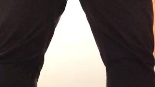 BBW Mature MILF Desperation Pissing Peeing Pants Panties