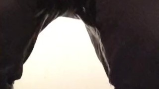 BBW Mature MILF Desperation Pissing Peeing Pants Panties
