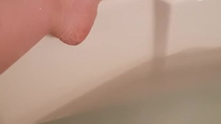Pissing in the tub
