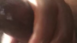 Big Black Curve Dick Hand Job