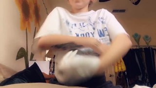  teen gives you a little tease