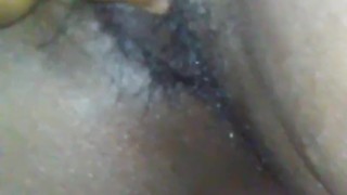 Ebony Milf Plays with her pussy
