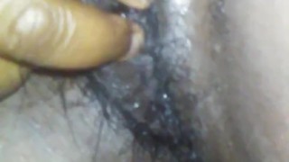 Ebony Milf Plays with her pussy