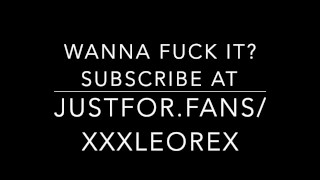 USING MY NEW BUTTPLUG... WILL IT FIT? ANAL TRAINING