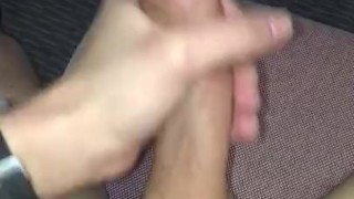 Barely legal twink jerking off