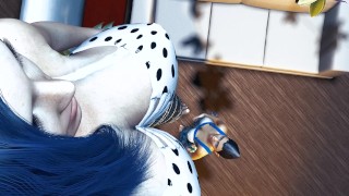 Big Boob Teen Grows into a Giantess - Height Comparison Breast Expansion