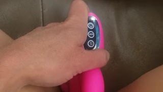 To wet and horny couldnt wait to play and orgasm on drive home