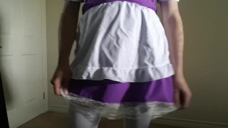 Sissy maid in chastity