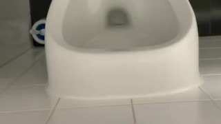 Horny cumshot at work