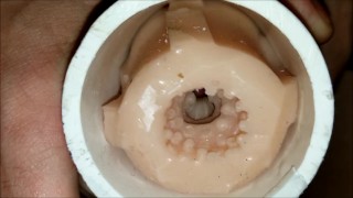 Internal Creampie Of A Sextoy! Ep2