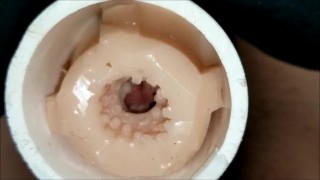 Internal Creampie Of A Sextoy! Ep2