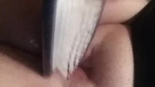 Masturbating with my brush