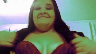 Change room strip tease
