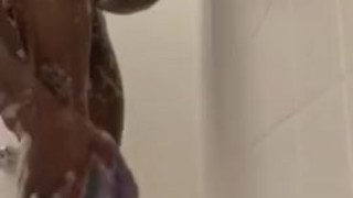 Big dick in shower