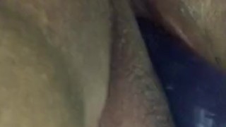 Juicy Fat Wet Pussy Cums On Dildo
