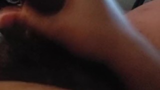 Playing around with black dick.