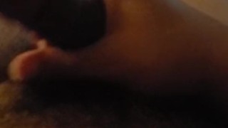 Playing around with black dick.