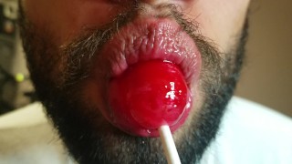 Licking and Sucking a Lollipop Like I'm Eating Pussy JUICY
