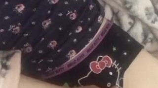 girl makes herself cum for you while her parents are in the next room