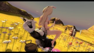 Second Life - Falara's Ahegao ride at Lewd Me Sempai Event