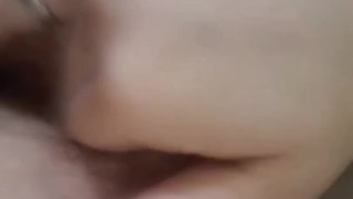 She’s barely 18 and she’s wet asf begging me for cock