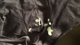 Cuming on my roommate Boxer