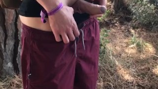 Straight 18yo boy try to pee piss in public