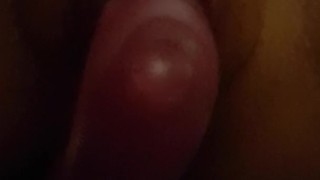 Little Wet Kitty Wall Fucks a Dildo and Cums Twice in a Row!