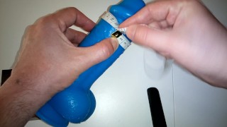 Unboxing : Gode bleu fluo courbé large (Bottomtoys.hol.es)