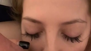 Throat Fucking  teen on snap