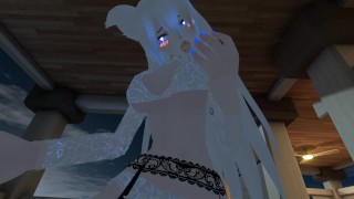 Slutty Thigh High Waifu Gives Virtual Lap Dance (POV)