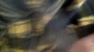 Cum Walk at the park after nick blew on my face