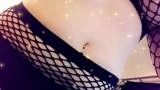 Naughty Girl Plays with Dildo on Snapchat
