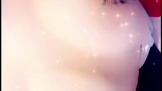 Naughty Girl Plays with Dildo on Snapchat