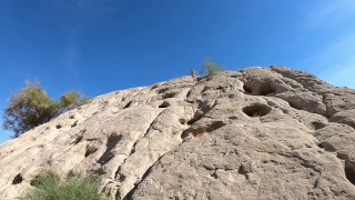 Anita Blue Rock Climbing