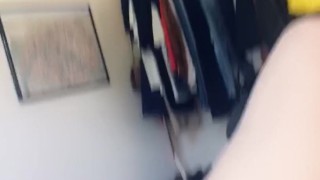 pov : desperate teen gets herself soaking