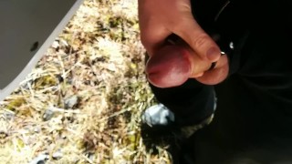 Van Driver Public Pissing & Cum - SlugsOfCumGuy