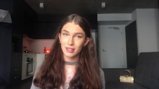 Hot TS Slut gets fucked by two rich bothers in a row