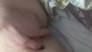 lonely slut plays with her pussy