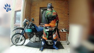 pawing off in new Madhead MX gear