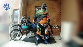 pawing off in new Madhead MX gear