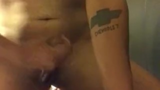 Cumming on wife's dirty panties