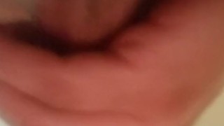 Straight guy uses dildo in ass and cums quick