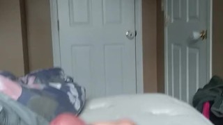 Masturbating undercover then uncovered!