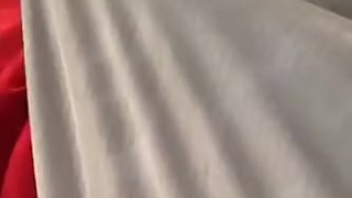 Daddy shows off his big hard dick after a workout