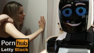 Public Oral Creampie in Mall - Letty Black